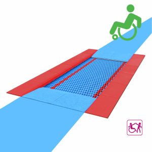 TRAMPOLÍN RECTANGULAR CON RAMPAS